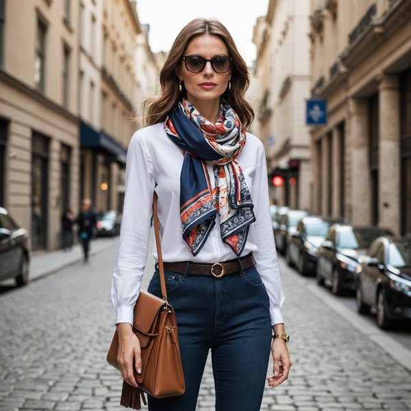 Comment porter des foulards imprimés avec des chemisiers pour un look raffiné?
